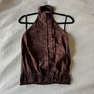 Women's Brown Vest